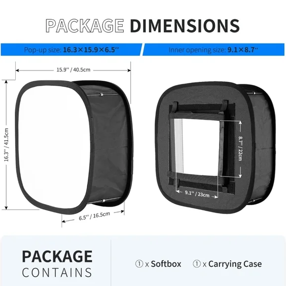 Neewer LED Light Panel Softbox LED Light Foldable Light Diffuser - Picture 13 of 13